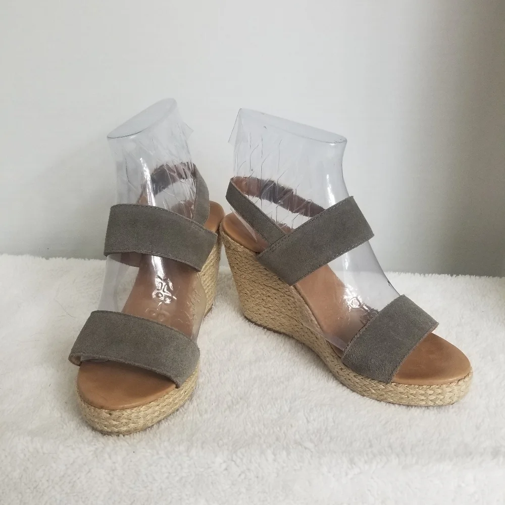 Garnet Hill Suede Espadrilles